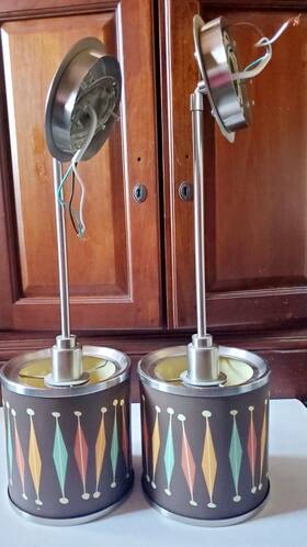T6312-y2728 Ragnar 2 Mini Retro Mcm Style Glicee Tremble Drum Pendant 7 Inch Lamps Plus Liz