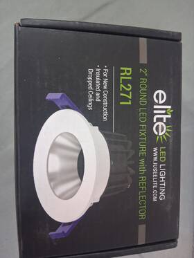 Rl271-cct-600l Ralph Lauren Rl271 Elite 2 Inch Round Led Recessed Fixture With Changeable Reflect