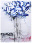 39987818 Rbrs4582 Red Barrel Studio Blue Flower Acrylic Painting Print 192027776041