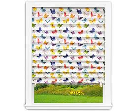 3655699 Redi Shade No Tools Original Printed Light Filtering Pleated Paper But