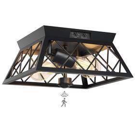 3040c-bus Redluck Outdoor Flush Mount Light With Motion Sensor - Dusk To Dawn Modern Ceiling