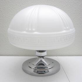 A0501 Rejuvenation Rare 6 Inch Fitter Semi-flush Mount With 16 Greek Key Schoolhouse Globe