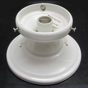 A3760 Rejuvenation Rare Hannah Large Semi-flush Ceiling Fixture White Alabax Porcelain