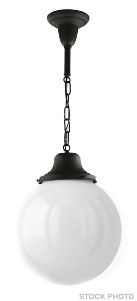 A6535 Rejuvenation Hardware & Lighting Rare Baldwin Chain Pendant With Globe Oil-rubbed Bronze Rose City