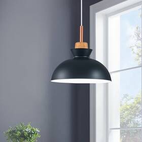 Rennnsan 565253390495 1-light 11 Inch Modern Bowl Dome Pendant Kitchen Island Lighting