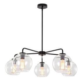Rennnsan 721805618145 5-light Modern Linear Sputnik Branch Kitchen Island Light