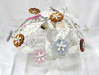 5315-aw Retro Light Antique Rosettes Crystorama Finish Fixture Crystal