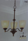 B15010009 Reversible Bronze Chandelier Nutmeg 216665 3-light Hampton Bay Bristol
