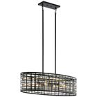 Rl-238220 Rla Kichler Chandeliers Light Black Finish Steel Drum 670875310322