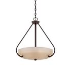 Rl2820wt01 20 Quoizel Bronze " Radcliff Pendant - 4-light Western