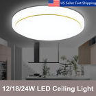 12-18-24w Rng879072 Modern Round Led Ceiling Light Home Bedroom Kitchen Mount Fixture