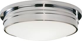C1317 Robert Abbey Roderick 17 Flushmount Inch Flush Mount - Chrome