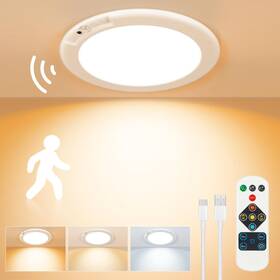 Rodalims 794794647762 Rechargeable Ceiling Light No Wiring Battery Operated