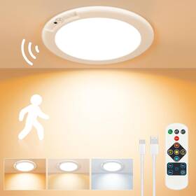 Rl0029a1 Rodalims Rechargeable Ceiling Light No Wiring Battery Operated Lights With Remot
