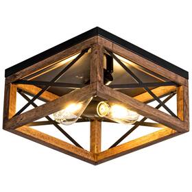 8606-2x Rpzloila Flush Mount Ceiling Light Fixture For Kitchen Hallway 2-light Close To Ceili