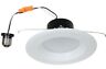 Rtl-44sq-wh-90-d Topaz Led Recessed Light Retrofit Module With White Round Baffle
