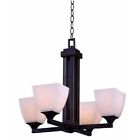Hdp12057 Rubbed Oil Hampton Chandelier 4-light Bay Mattock Bronze