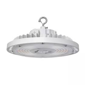 Run Bison 705353682636 10.6 Inch White 150-watt Integrated Led Ufo High Bay Light Fixture Commercial