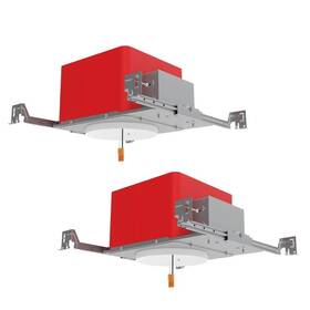 Ljc-ffhtd6-v1 Run Bison 6 Inch Air-tight Ic Rated Fire New Construction Recessed Housing With Tp24