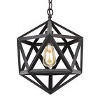Rv-cc2131155-bk Kira Home Trenton Industrial Wrought Iron Metal Chandelier Black