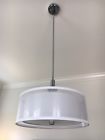 Rv-cc2131817-bn Kira Home Recession Organza Modern Double Drum Chandelier Glass Diffuser