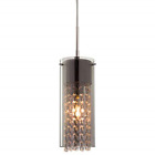 Rv-cp215-4522-ch Kira Home Jolene Led Crystal Pendant Light Tinted 665659107281