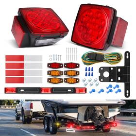 Rtla1pk01 Rvzone Trailer Lights Led Kit 12v Submersible Boat Utility Light