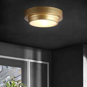Safavieh 195058360241 Lighting Laius Flush Mount - 17 Inch W X D 5 H