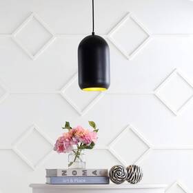 Pnd4040a Safavieh 889048562554 Lighting Collection Carisir Chic Minimalist 86-inch Black Pendant 1