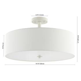 2172763742 Safavieh Flu4069b Jolana 3lt 12.5 Inch Flush Mount Reduced Price