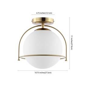 2172777854 Safavieh Flu4095a Valise 10.75 Inch Flush Mount Reduced Price