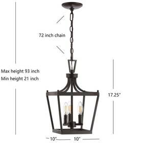2172779404 Safavieh Pnd4089a Larton 3lt 10 Inch Pendant Reduced Price