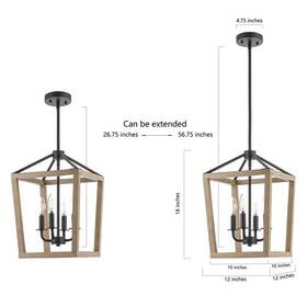 Safavieh Pnd4096a Valdis 4lt 12 Inch Pendant Reduced Price 2172795434