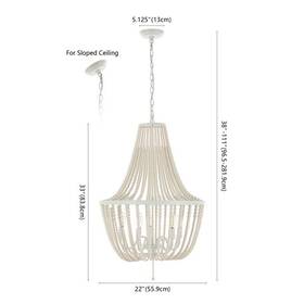2172768429 Safavieh Pnd4140b Elanie 5lt 22 Inch Pendant Reduced Price