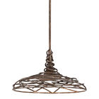 F4187 Sanctuary Light Iron Troy Pendant Lighting 1 Led Hand-formed