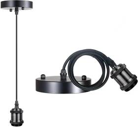 Sanlin333 769282958743 Vintage Mini Pendant Light Cord Kit Industrial Edison Retro Ul La