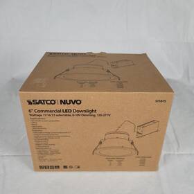 S11815 Satco 045923118159 Commercial Led Downlight 6 Inch 11/16/23 Selectable 0-10v 120-277v