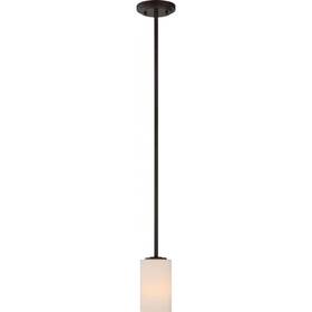 5908 Satco 60/5908 1-light Forest Bronze Mini Standard Pendant