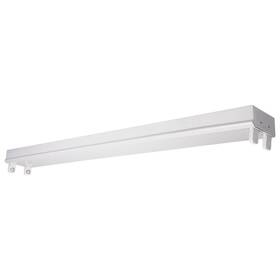65-912 Satco 4ft Dual T8 Led Type B Lamp Ready Fixture Empty Body White Finish