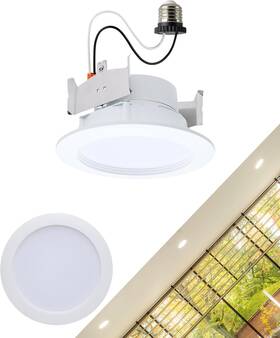 S11890 Satco - 8 Watt 4 Inch Led Retrofit Downlight Cct Select 1 2 Or Pk