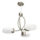 Osp313nect Satin 3-light Nickel Pendant Collection Hanging Oslo