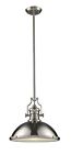 66128-1 Satin Collection Elk Nickel Lighting Pendant Chadwick