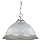 F8895-53 Satin Prismatic Shipping Clear Free Lighting Glass Pendant Sunset
