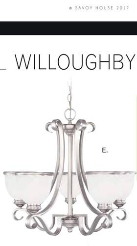 1-5775-5-69 Savoy House Chandelier Model#