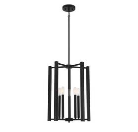 3-7701-5-89 Savoy House Benson 5 Light Pendant In Matte Black By -