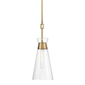 7-1831-1-322 Savoy House 7-1831-1 Lakewood 8 Inch W Mini Pendant - Brass