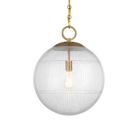 7-1840-1-322 Savoy House 7-1840-1 Cabot 16 Inch W Pendant - Brass