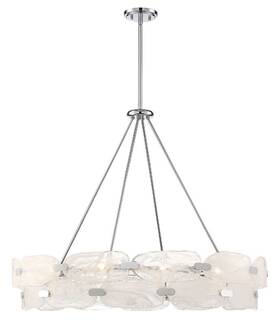 7-2351-12-11 Savoy House Vasare 12-light Pendant Chrome