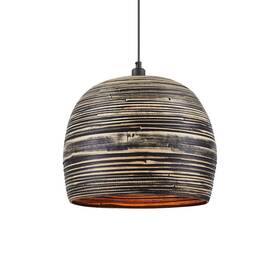 7-3096-1-202 Savoy House 7-3096-1 Jamsen 16 Inch W Pendant - Black Bamboo