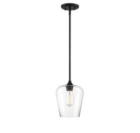 7-4036-1-bk Savoy House - 1 Light Pendant-contemporary Style With Transitional And Bohemian